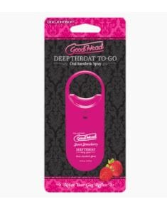 GH Deep Throat Spray To Go Lubes & Lotions Sex Toy Club Strawberry 