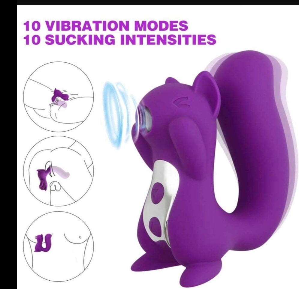 Squirting Squirrel Adult Toys Kinky-Lady Purple 
