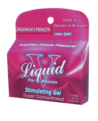 Liquid V Stimulating gel (3 pk) Lubes & Lotions Kinky-Lady 