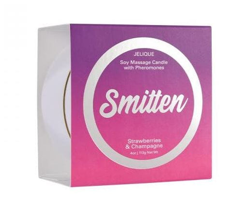 Massage Candle- Smitten- Strawberry & Champagne Kinky-Lady 