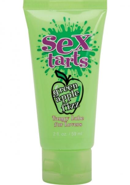 Sex Tarts Flavored Lubricant Lubricant Sex Toy Club 2 oz Green Apple 