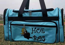 Load image into Gallery viewer, Spendanight Duffle Bags Kinky-Lady HOE Bag- Light Blue 
