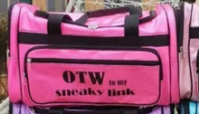 Load image into Gallery viewer, Spendanight Duffle Bags Kinky-Lady OTW to my Sneaky Link- Hot Pink 
